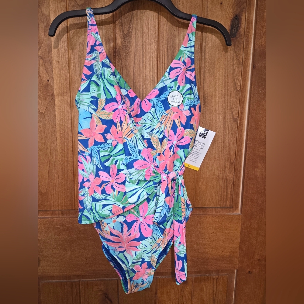 NEW Vibrant Floral One-Piece Swimsuit